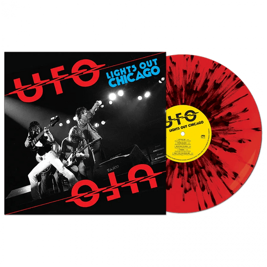 Ufo - Lights Out IN Chicago (Limited Edition,Color Vinyl, Red & Black Splatter) (LP) - Joco Records