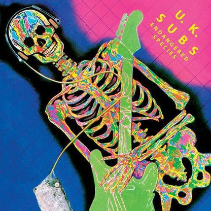 UK Subs - Endangered Species (Limited Edition, Bonus Tracks, With Booklet, Blue Vinyl) (2 LP) - Joco Records