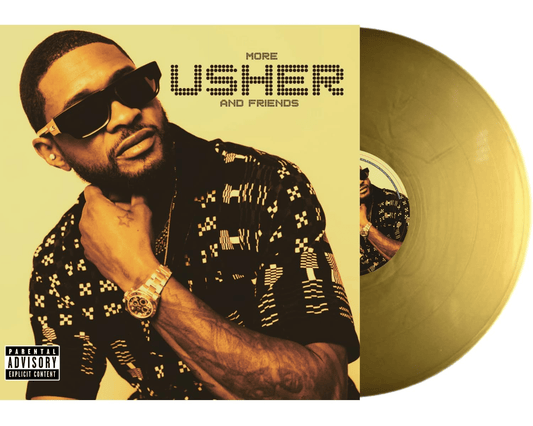 Usher - More Usher And Friends (Limited Edition Import, 180 Gram, Gold Vinyl) (LP) - Joco Records