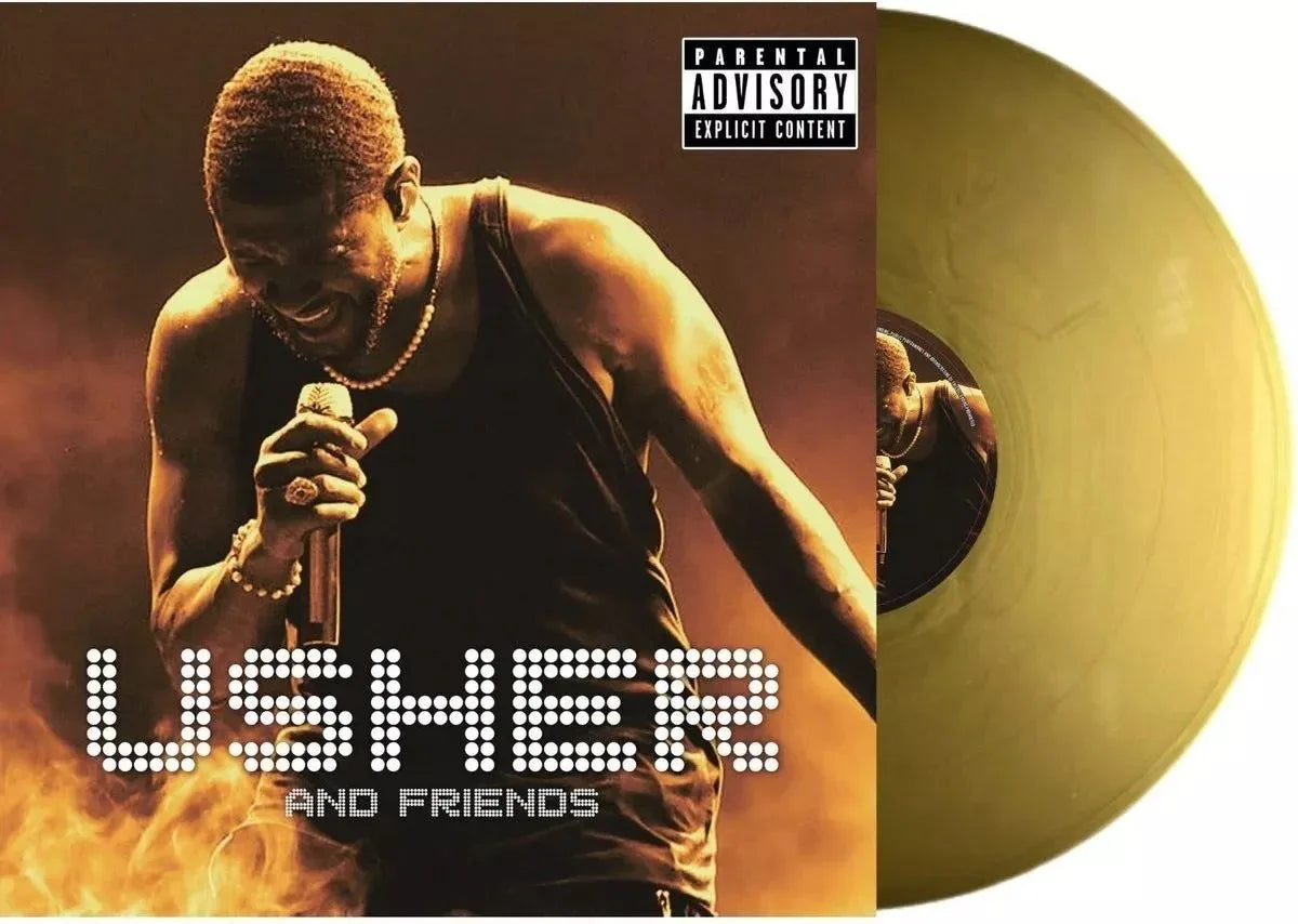Usher - Usher And Friends (Limited Edition Import, Gold Vinyl) (LP) - Joco Records