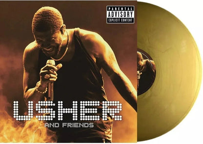 Usher - Usher And Friends (Limited Edition Import, Gold Vinyl) (LP) - Joco Records