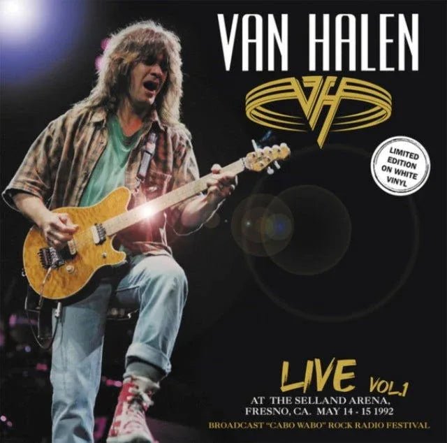 Van Halen - Live At The Selland Arena. Fresno. Ca. May 14-15 1992 - Vol. 1 (Limited Edition Import, White Vinyl) (LP) - Joco Records