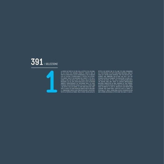 Various Artists - 391 Selezione 1 (LP) - Joco Records