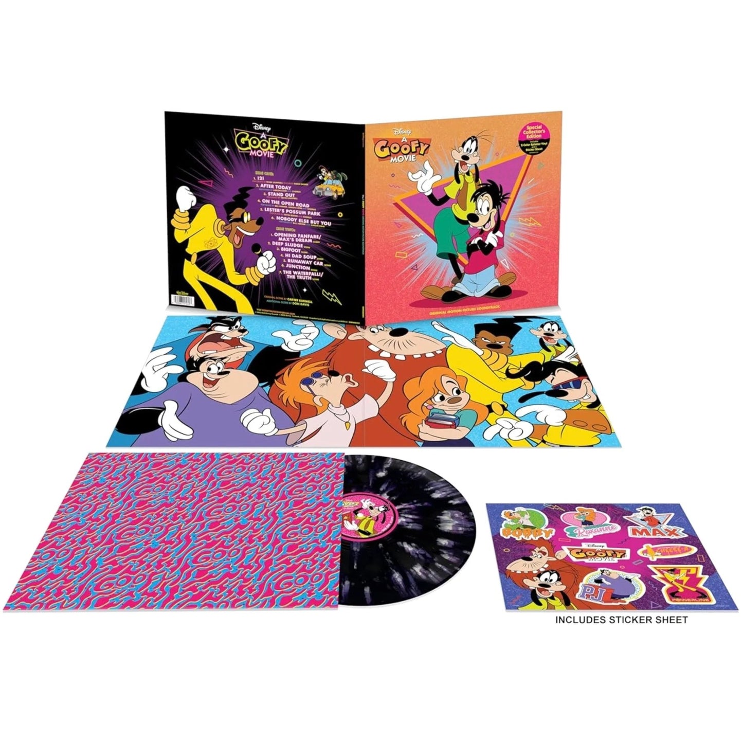 Various Artists - A Goofy Movie (Original Soundtrack) (Splatter Vinyl) (LP) - Joco Records
