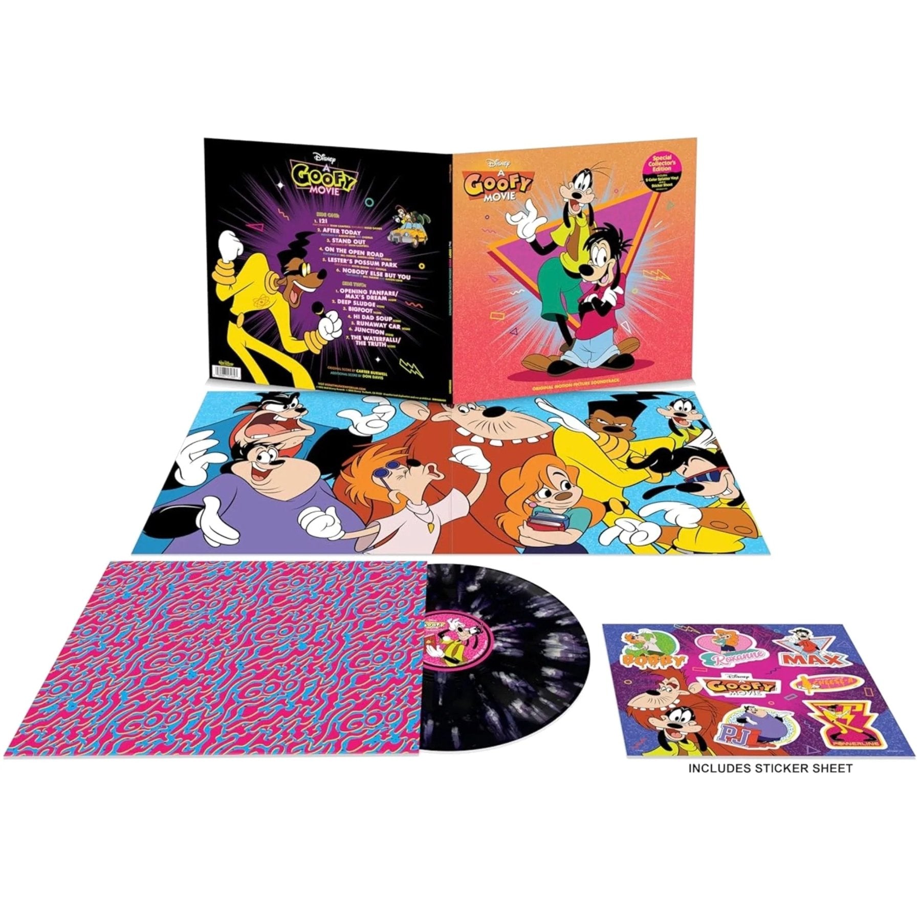 Various Artists - A Goofy Movie (Original Soundtrack) (Splatter Vinyl) (LP) - Joco Records
