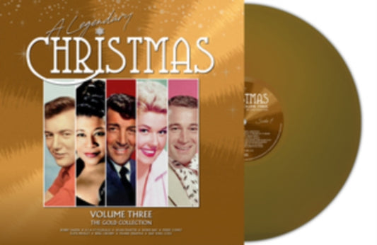 Various Artists - A Legendary Christmas, Volume Three: The Gold Collection (180 Gram, LP, Gold Color Vinyl) (Import) - Joco Records