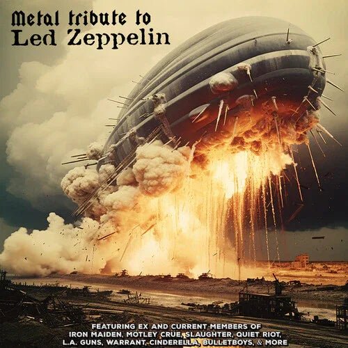 Various Artists - A Metal Tribute To Led Zeppelin (Color Vinyl, Red) (LP) - Joco Records