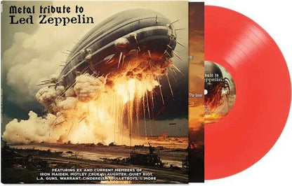 Various Artists - A Metal Tribute To Led Zeppelin (Color Vinyl, Red) (LP) - Joco Records