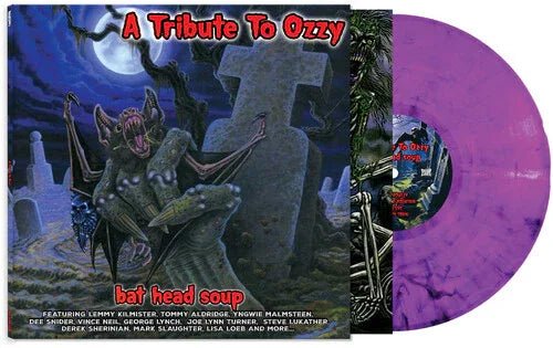 Various Artists - Bat Head Soup: A Tribute To Ozzy (Purple Marble Color Vinyl) (LP) - Joco Records