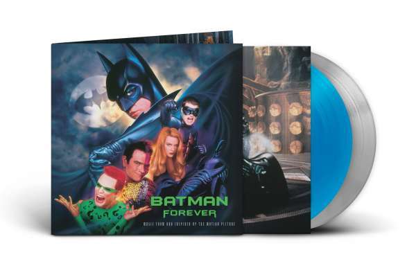 Various Artists - Batman Forever: Music From The Motion Picture (Color Vinyl, Blue, Silver, 140 Gram Vinyl, Brick & Mortar Exclusive) (2 LP) - Joco Records