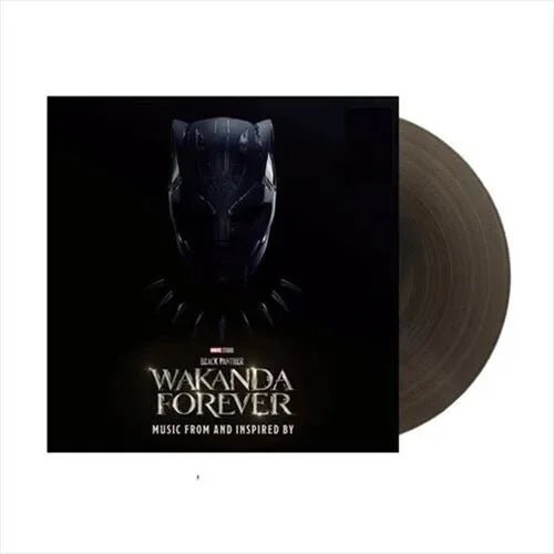 Various Artists - Black Panther: Wakanda Forever: Music From & Inspired By (Original Sountrack) (Import, Black Ice Vinyl) (2 LP) - Joco Records