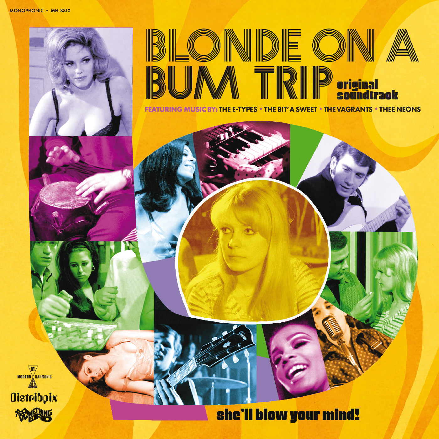 Various Artists - Blonde On A Bum Trip Original Soundtrack (Clear With Orange Swirl Vinyl)