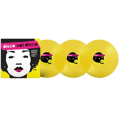 Various Artists - Disco Not Disco (25th Anniversary Edition, Yellow Vinyl) (3 LP) - Joco Records