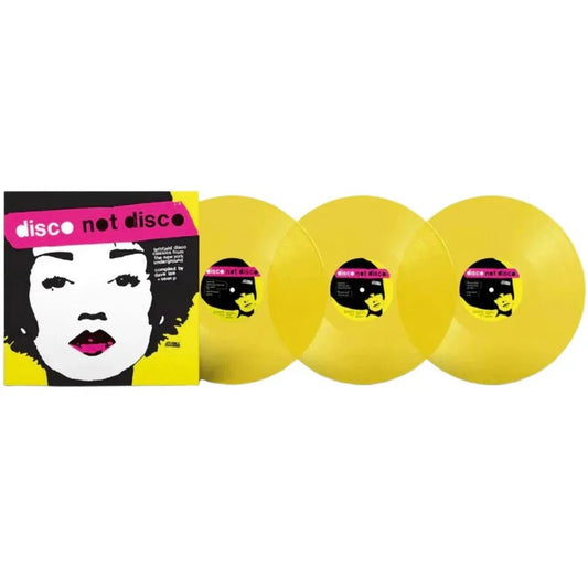 Various Artists - Disco Not Disco (25th Anniversary Edition, Yellow Vinyl) (3 LP) - Joco Records