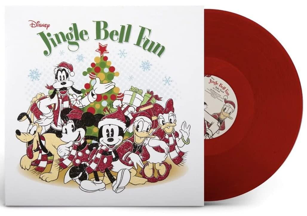 Various Artists - Disney Jingle Bell Fun (Limited Edition, Red Vinyl, Collectible Poster) (LP) - Joco Records