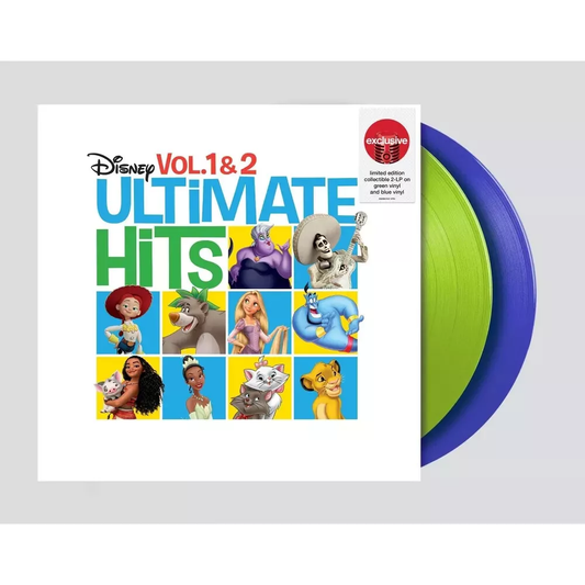 Various Artists - Disney Ultimate Hits Vol.1 & 2 (Limited Edition, Green & Blue Vinyl) (2 LP) - Joco Records