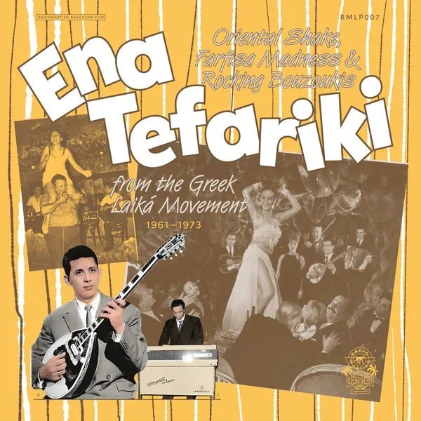 Various Artists - Ena Tefariki: Oriental Shake, Farfisa Madness & Rocking Bouzoukis from the Greek Laika Movement (1961-1973) (LP) - Joco Records