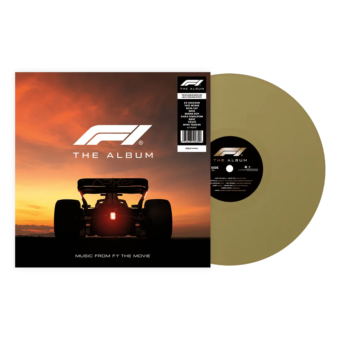 Various Artists - F1 The Album (Limited Edition, Gold Vinyl) (LP) - Joco Records