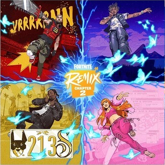 Various Artists - Fortnite Remix: Chapter 2 (Indie Exclusive, Color Vinyl, Blue)