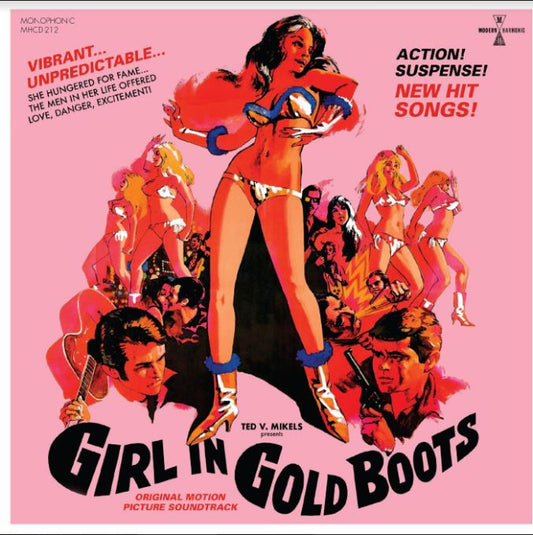 Various Artists - Girl In Gold Boots Original Motion Picture Soundtrack (Gold Vinyl + Dvd)