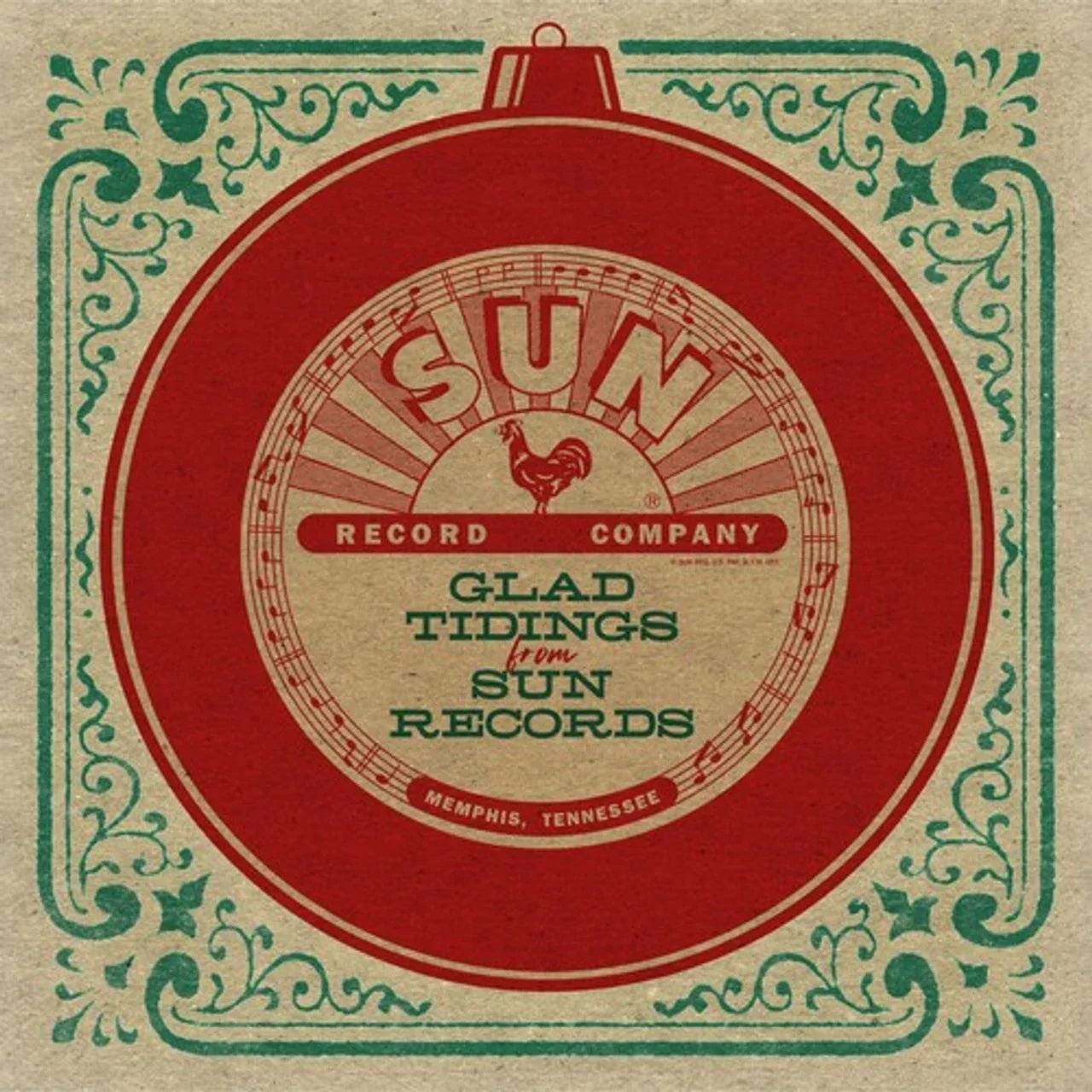Various Artists - Glad Tidings From Sun Records (Limited Edition, Red Vinyl) (LP) - Joco Records
