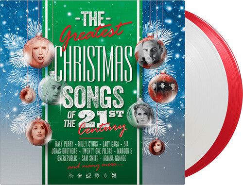 Various Artists - The Greatest Christmas Songs of the 21st Century (Limited Edition, Red & White Vinyl) (2 LP) - Joco Records