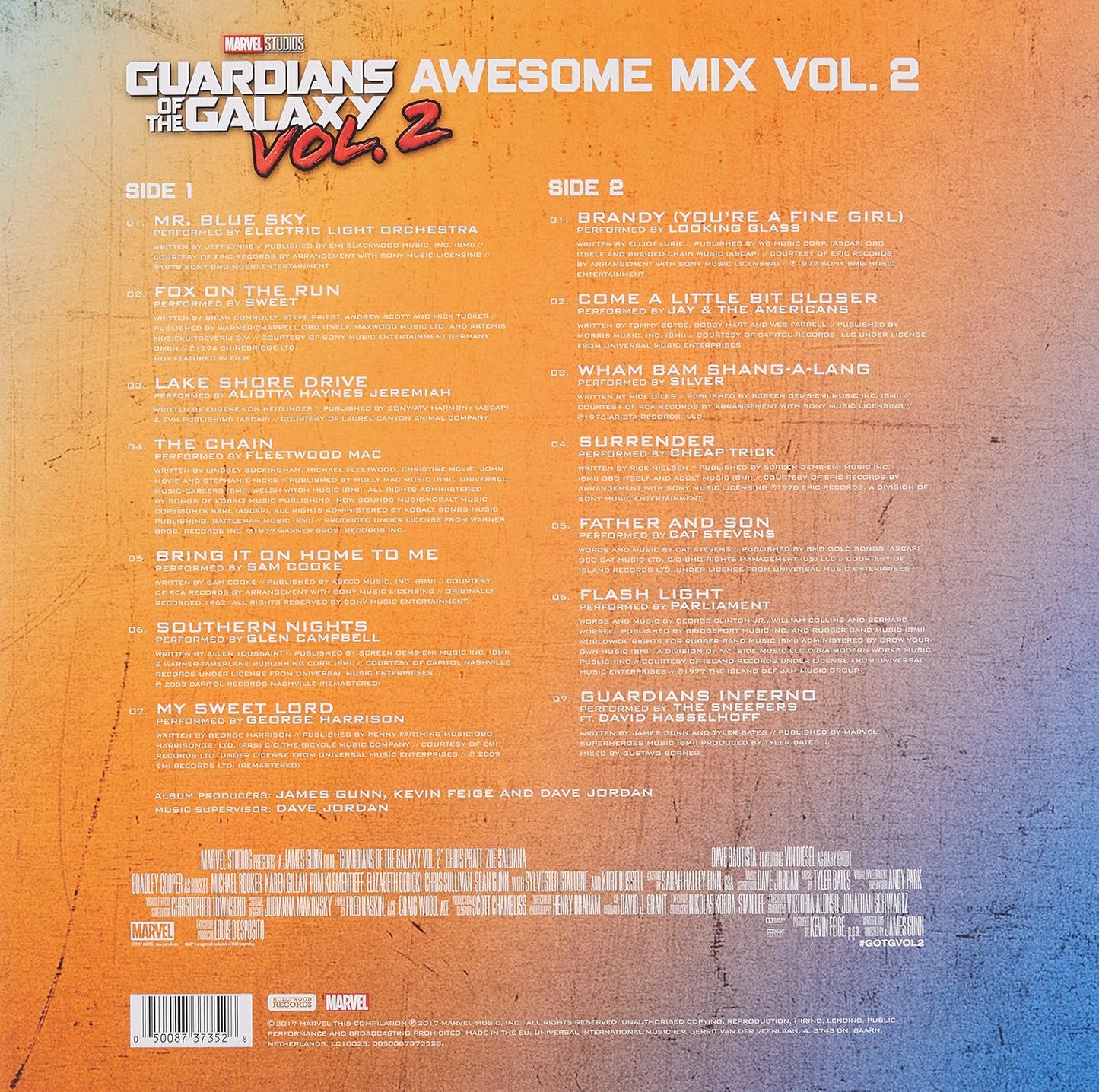 Various Artists - Guardians Of The Galaxy - Awesome Mix Vol. 2 (LP) - Joco Records