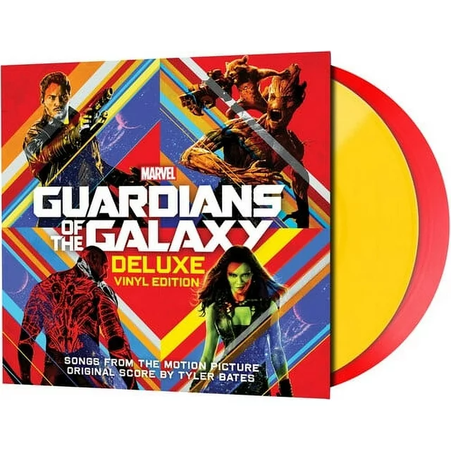 Various Artists - Guardians of the Galaxy: Deluxe (Limited Edition, Exclusive Red & Yellow Color Vinyl) (2 LP) - Joco Records