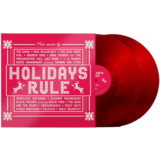 Various Artists - Holidays Rule (Limited Edition, Translucent Red Vinyl) (2 LP) - Joco Records