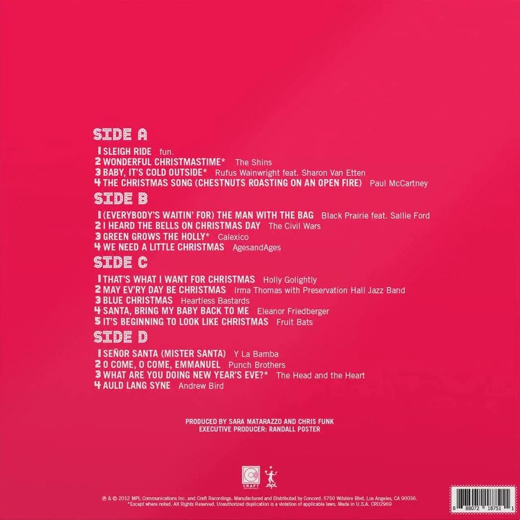 Various Artists - Holidays Rule (Limited Edition, Translucent Red Vinyl) (2 LP) - Joco Records