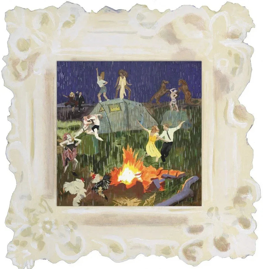 Various Artists - Let's Go Dancing: Said The Falling Rain To The Open Flame (Limited Edition, Translucent Orange Color Vinyl) - Joco Records