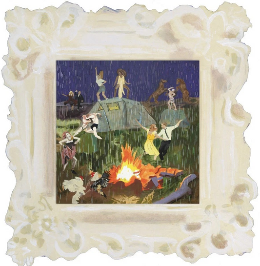 Various Artists - Let's Go Dancing: Said The Falling Rain To The Open Flame (Limited Edition, Translucent Orange Color Vinyl)