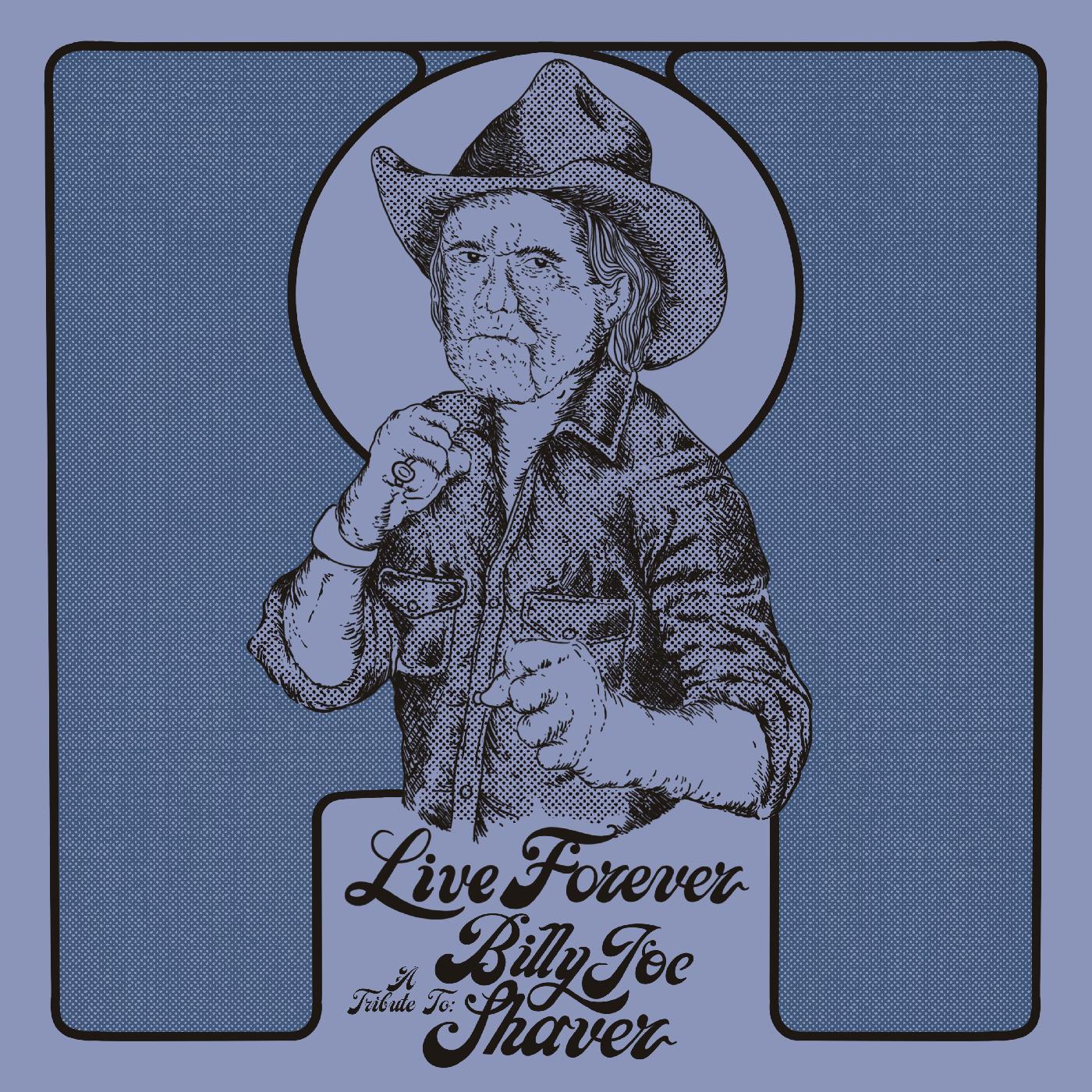 Various Artists - Live Forever: A Tribute To Billy Joe Shaver (Indie Exclusive Diamond Color Vinyl)