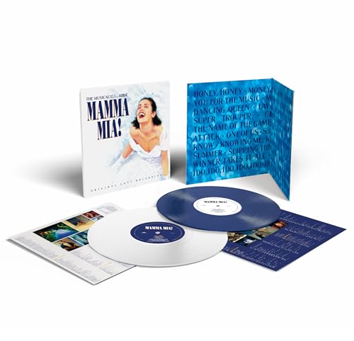 Various Artists - Mamma Mia! The Musical (Original London Cast Recording) (Blue/White Vinyl) (2 LP)