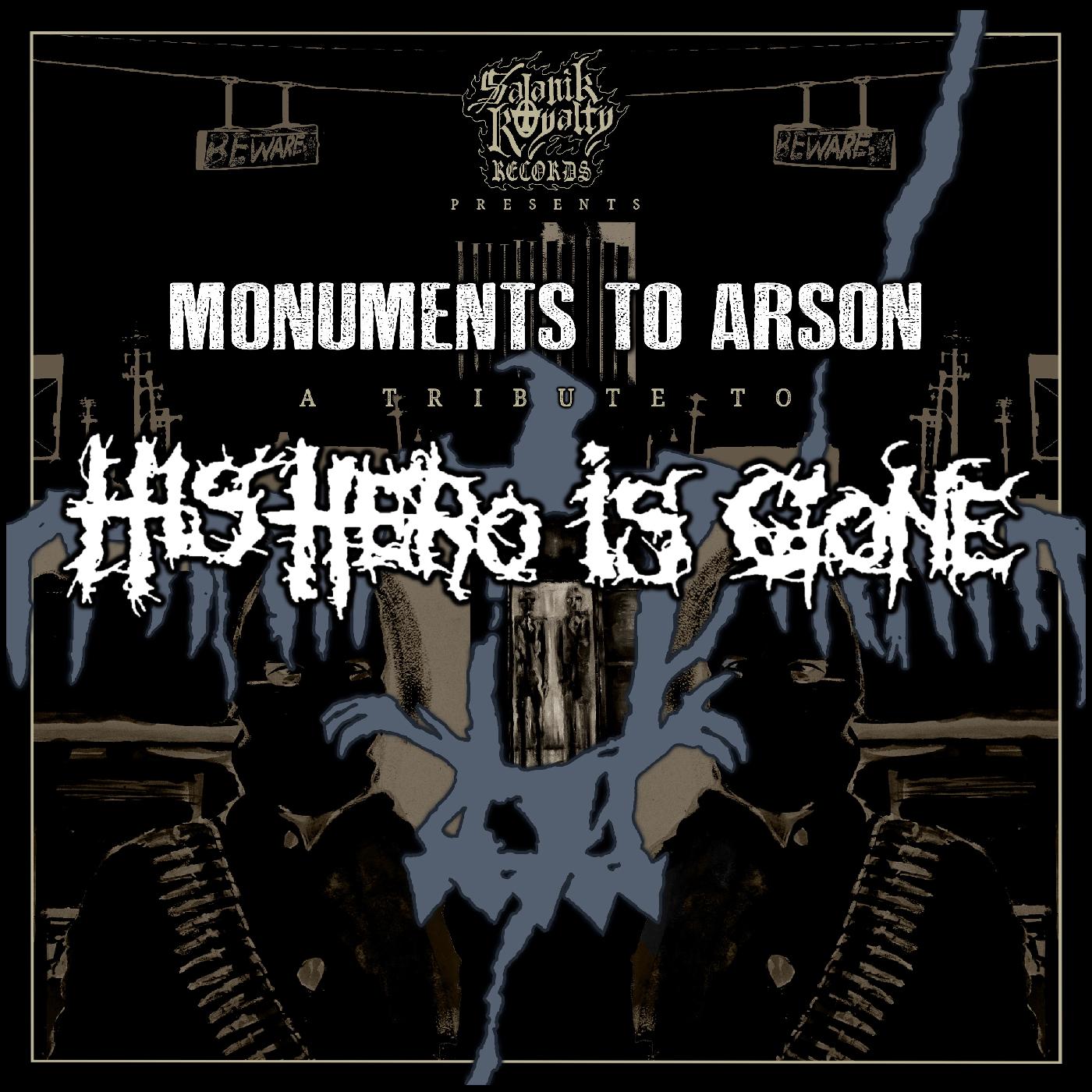 Various Artists - Monuments To Arson: A Tribute To His Hero Is Gone (Black And White Marble Vinyl) - Joco Records