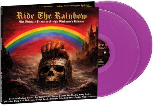 Various Artists - Ride The Rainbow - The Ultimate Tribute To Ritchie Blackmore's Rainbow (Violet Vinyl) (2 LP) - Joco Records