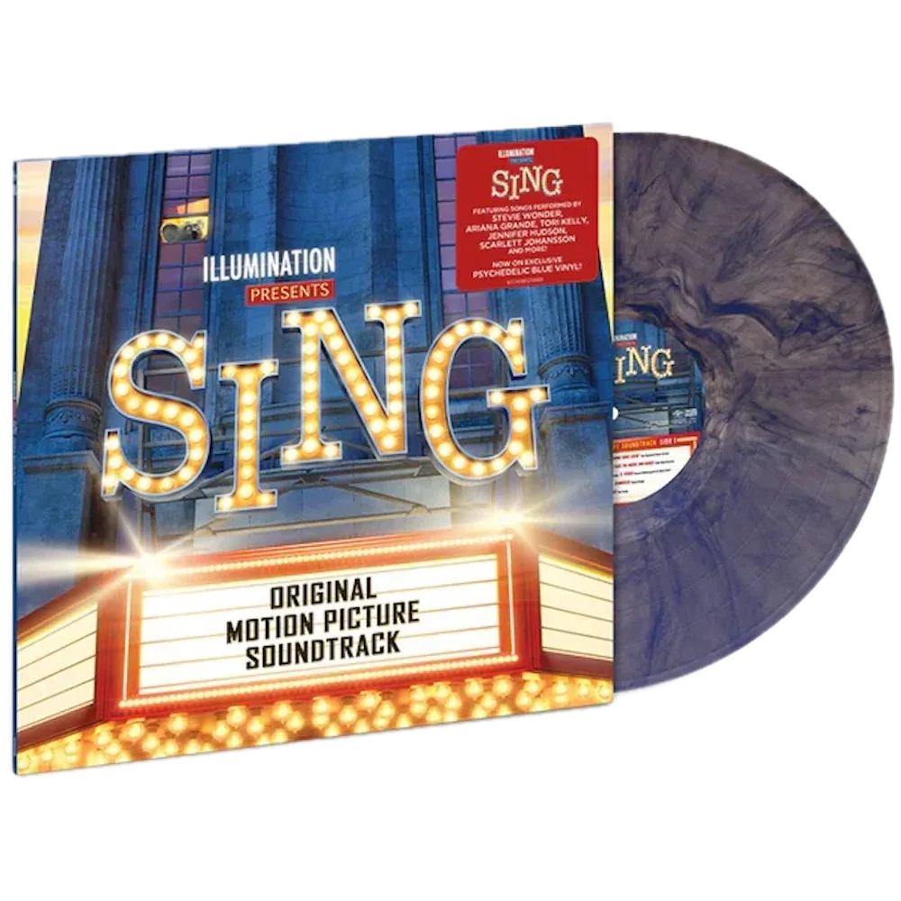 Various Artists - Sing (Original Soundtrack) (Limited Edition, Psychedelic Blue Vinyl) (LP) - Joco Records