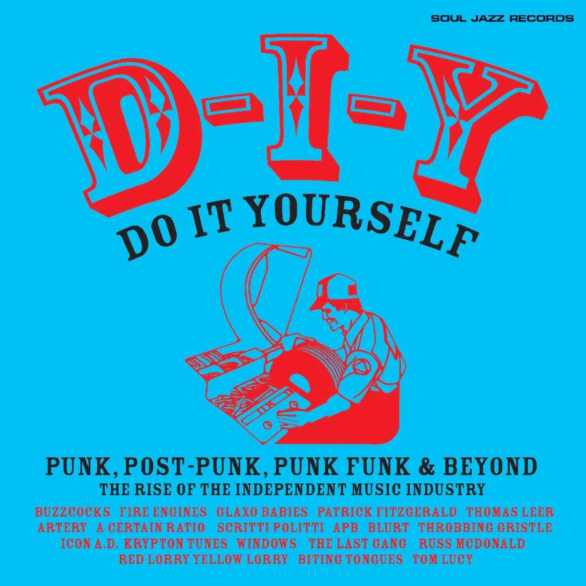 Various Artists - Soul Jazz Records Presents: DIY Punk, Post Punk, Punk Funk & Beyond (Orange Vinyl) (2 LP) - Joco Records