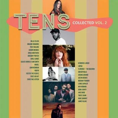 Various Artists - Tens Collected Vol. 2 (Limited Edition, 180 Gram, Yellow Vinyl) (Import) (2 LP) - Joco Records