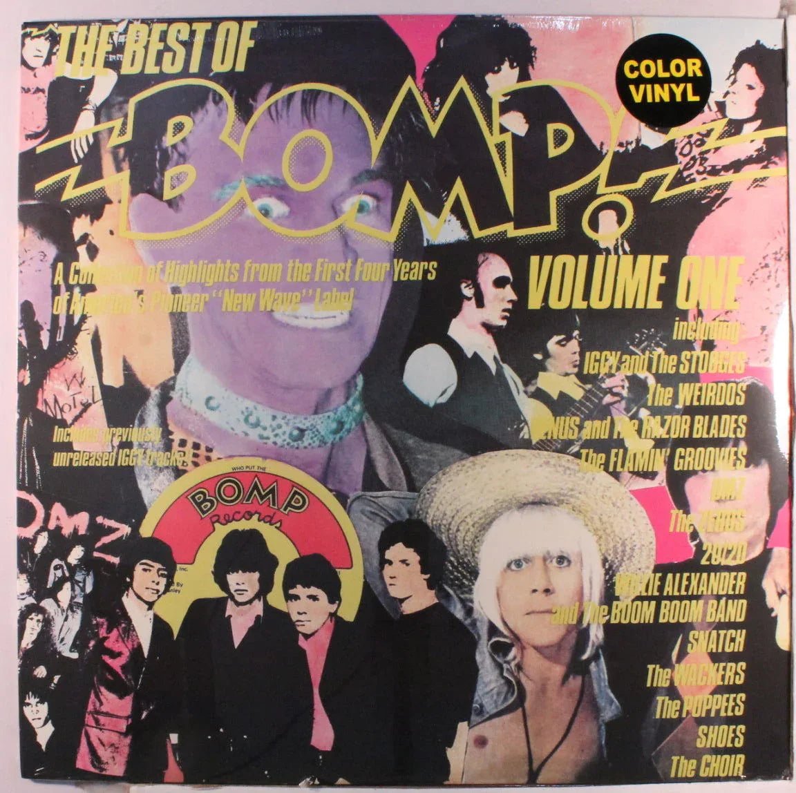 Various Artists - The Best Of Bomp (Pink Vinyl) (LP) - Joco Records