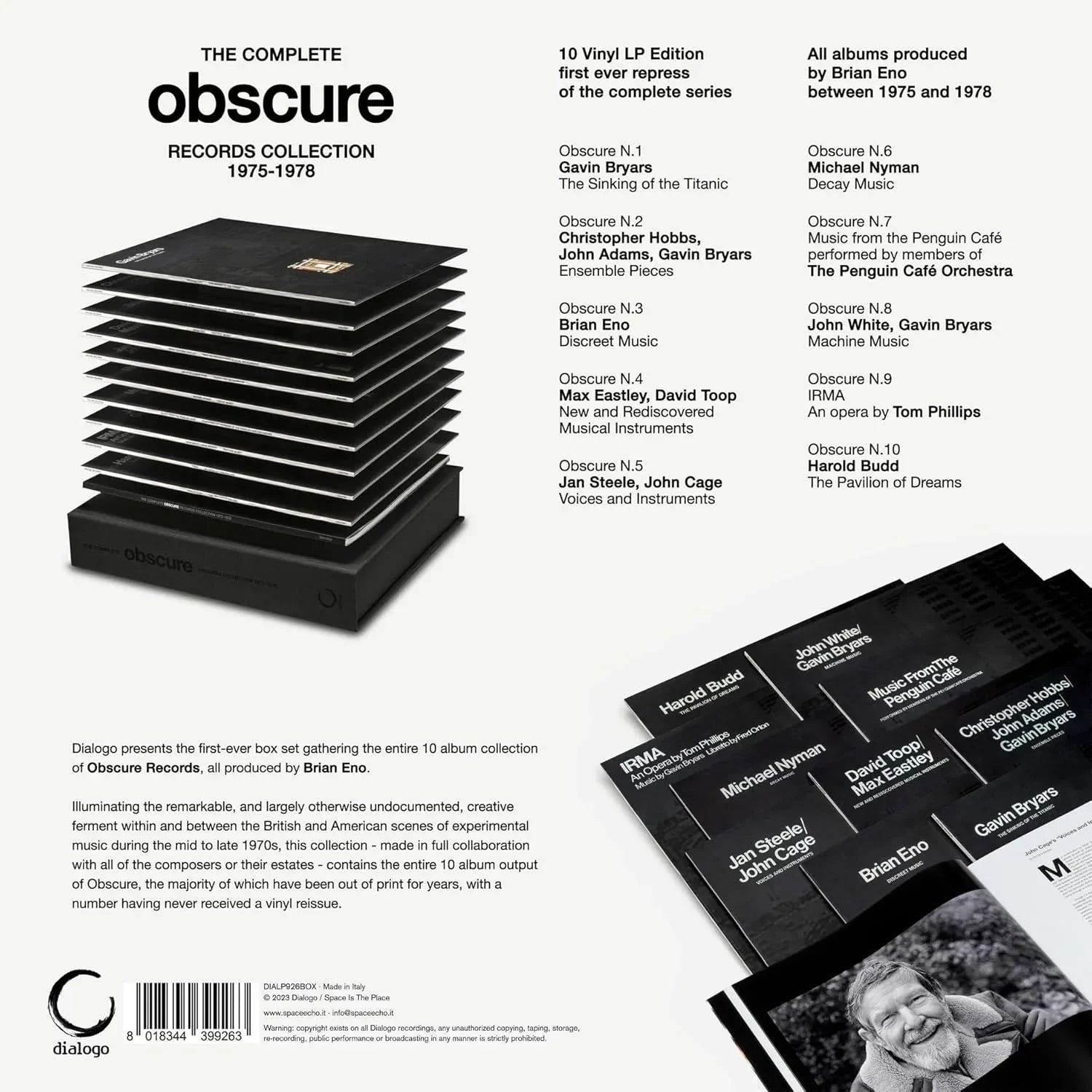 Various Artists - The Complete Obscure Records Collection 1975-1978 (Limited Box Set) (10 LP) - Joco Records