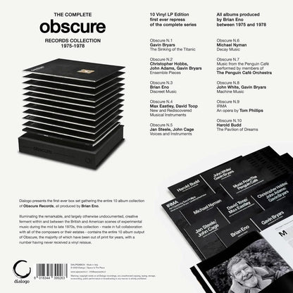Various Artists - The Complete Obscure Records Collection 1975-1978 (Limited Box Set) (10 LP) - Joco Records