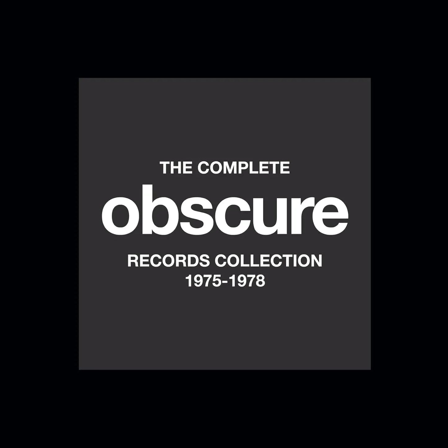 Various Artists - The Complete Obscure Records Collection 1975-1978 (Limited Box Set) (10 LP) - Joco Records