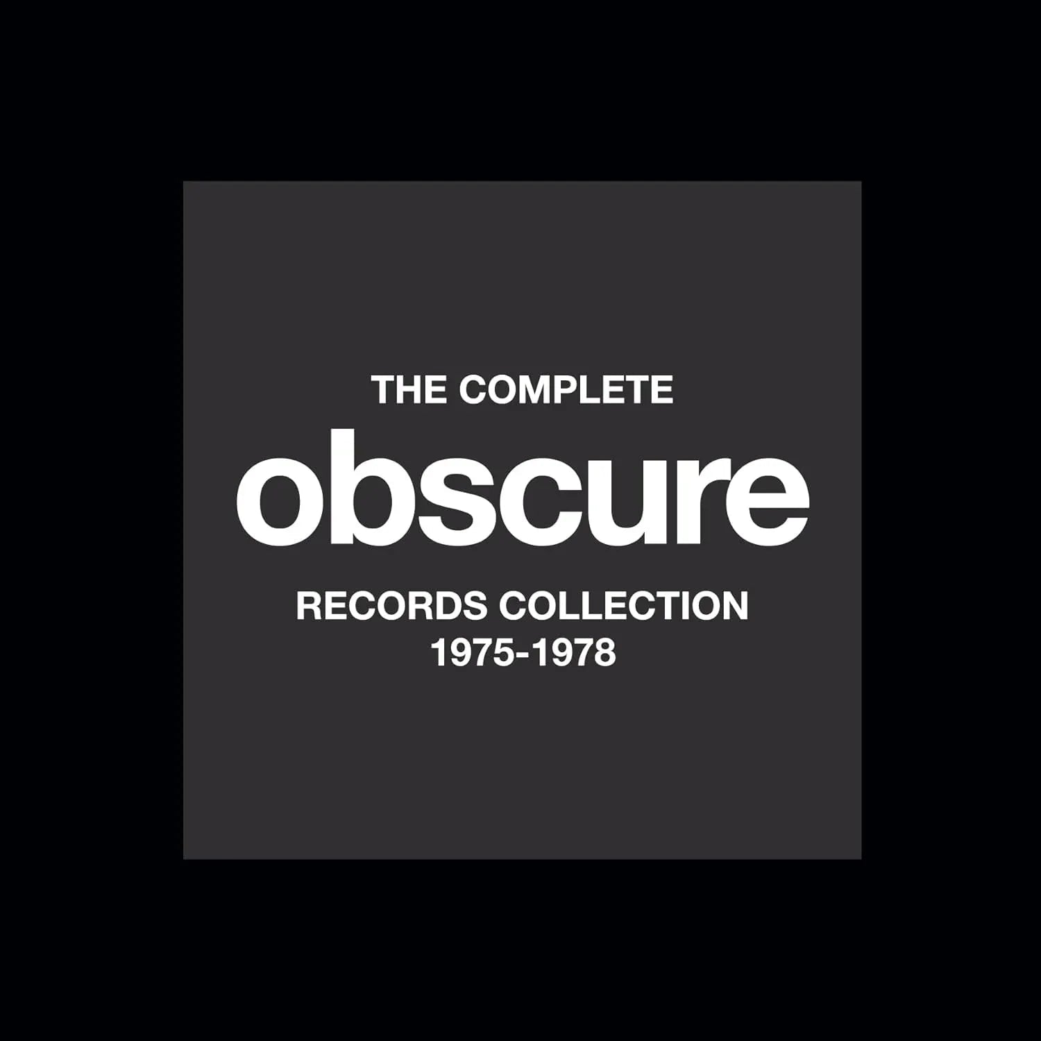 Various Artists - The Complete Obscure Records Collection 1975-1978 (Limited Box Set) (10 LP) - Joco Records