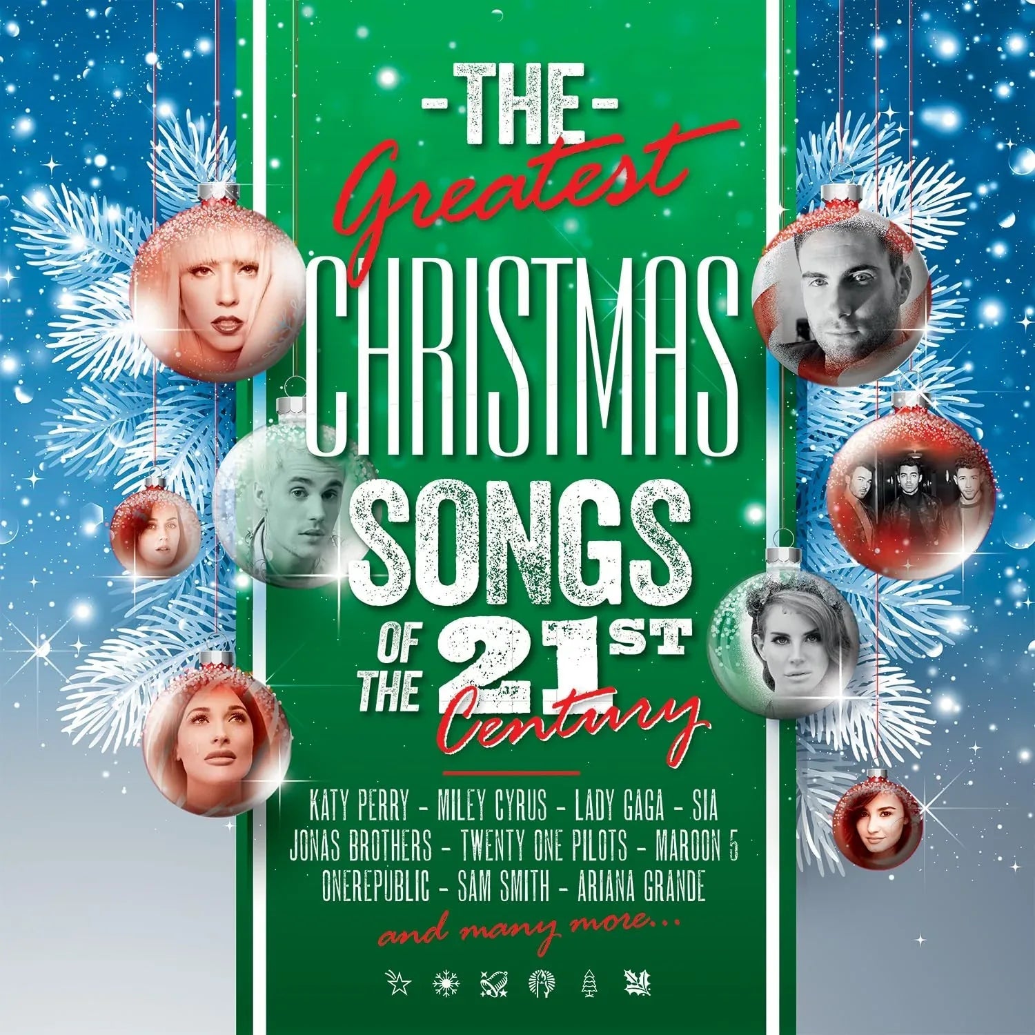 Various Artists - The Greatest Christmas Songs of the 21st Century (Limited Edition, Red & White Vinyl) (2 LP) - Joco Records