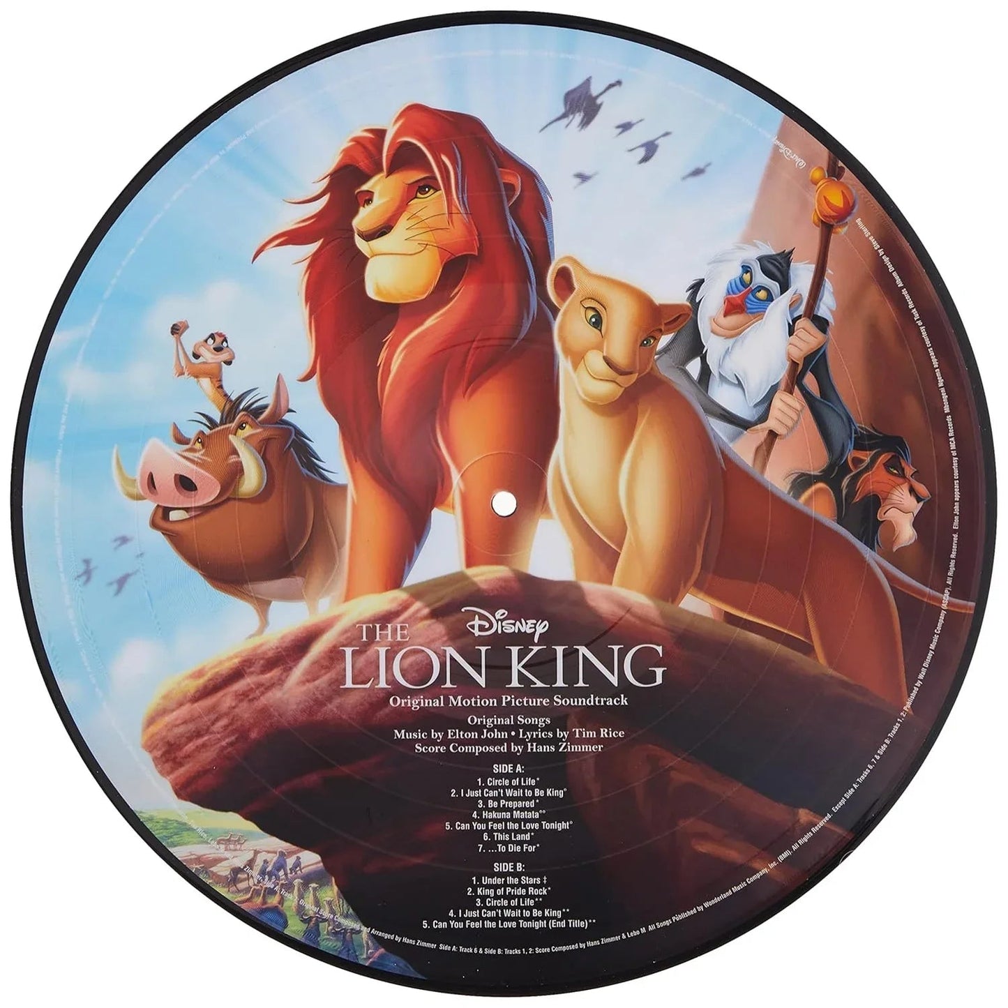 Various Artists - The Lion King (Limited Edition, Picture Disc) (LP) - Joco Records