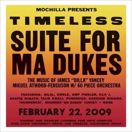 Various Artists - Timeless: Suite for Ma Dukes (2 LP) - Joco Records