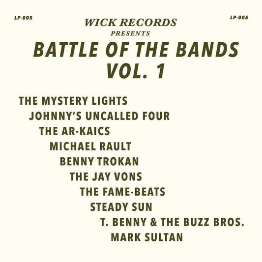 Various Artists - Wick Records Presents Battle Of The Bands Vol. 1 (Black Swirl Vinyl, RSD Drop