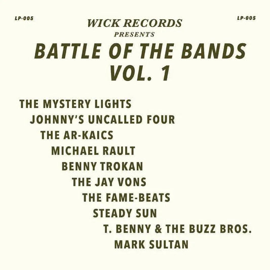 Various Artists - Wick Records Presents Battle Of The Bands Vol. 1 (Black Swirl Vinyl, RSD Drop - Joco Records