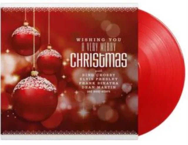Various Artists - Wishing You A Very Merry Christmas (Limited Edition, 180 Gram, Red Vinyl) (LP) - Joco Records